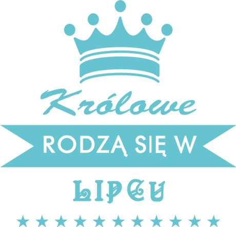 Nadruk królowe rodzą się w lipcu - Przód