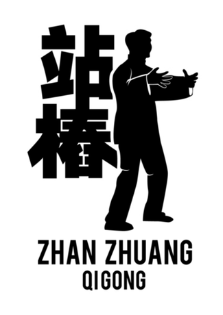 Nadruk Zhan Zhuang - Przód